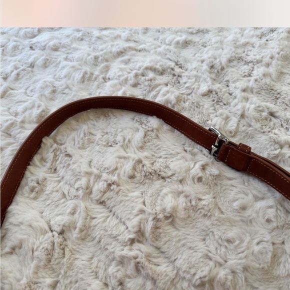 Rare Vintage Coach Hampton Demi Brown Leather Shoulder Crossbody Bag - Picture 6 of 6